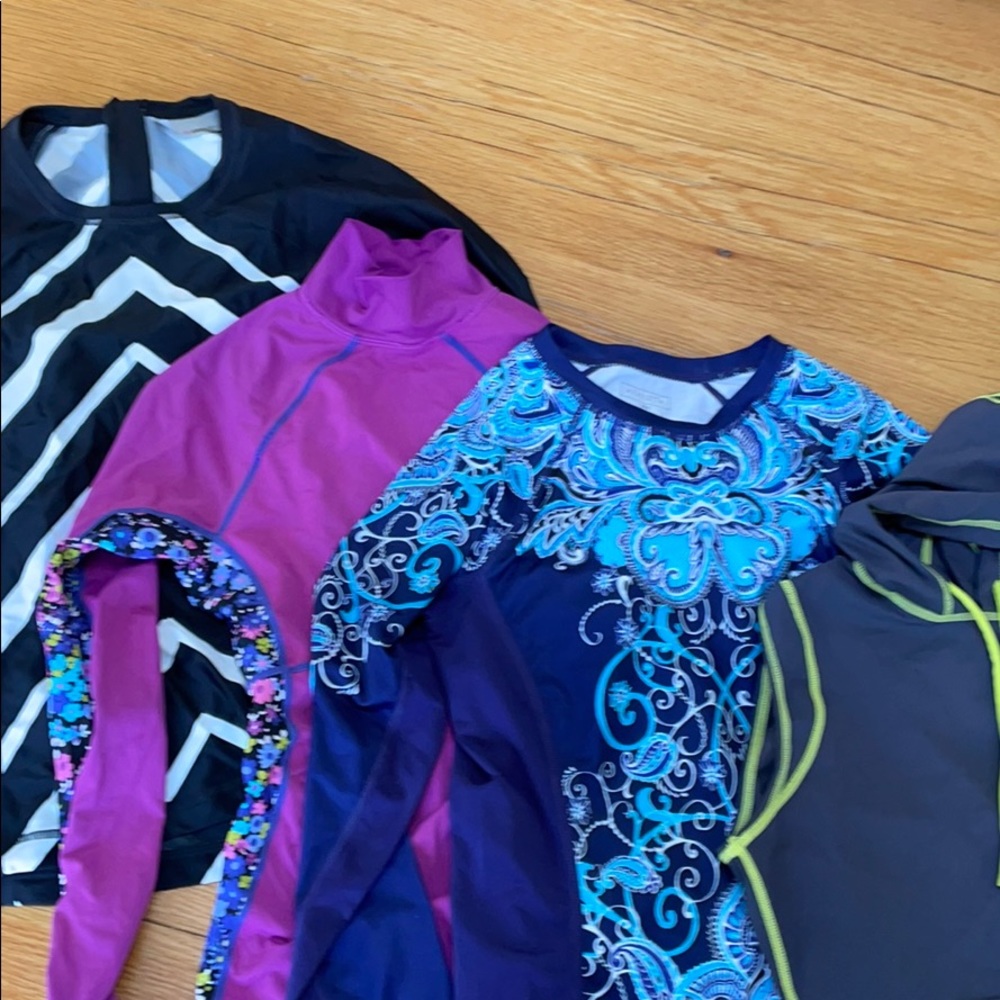 Athleta Swim Shirts (4 total) XXS